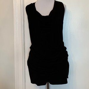 super soft stretchy black romper tunic
